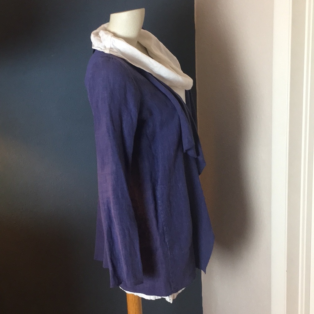 NWT Lagenlook Linen Jacket - Picture 5 of 6